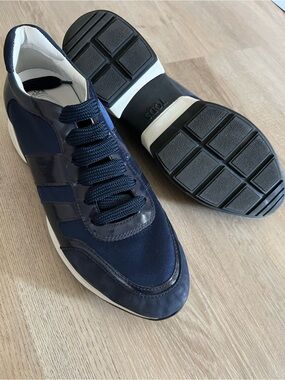 Tod's Woman’s Leather & Satin Sneakers Trainers 38.5 - 8.5